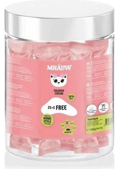 Mhauw Somonlu Sıvı Kedi Ödülü 30 x 15 G