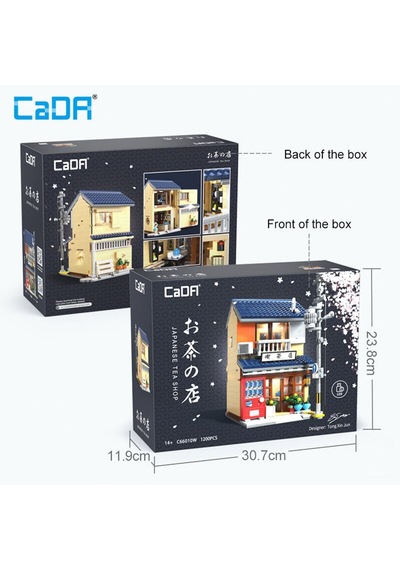 C66010w Cada Çay Dükkanı 1200 Parça Block Oyuncak