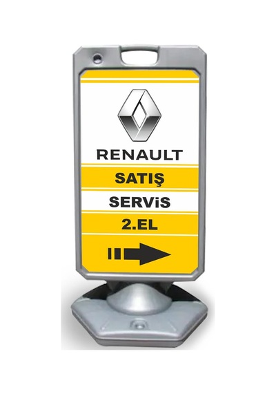 Renault     Reklam ve Yönlendirme Uyari Dubasi A Tabela Grı