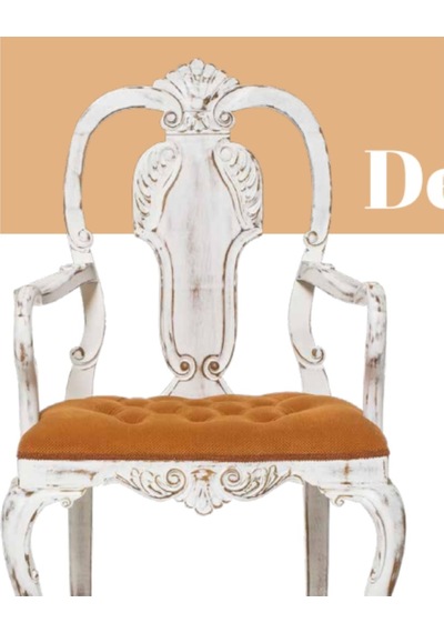 Bengimobilya Sandalye Zus176 Klasik Model Oyma Sırtlık-Ayak Kayın Retro Iskele