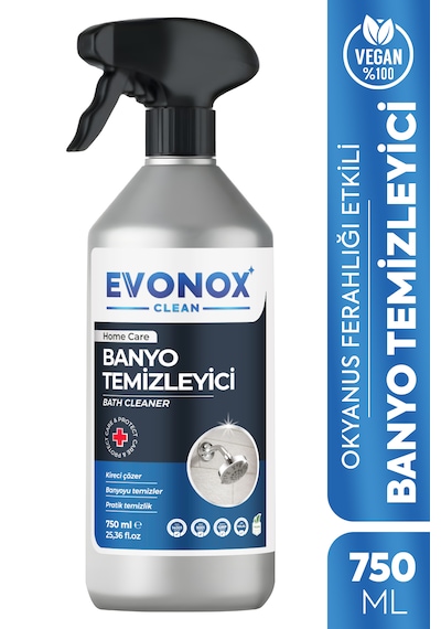 Clean Ultra Güçlü Banyo Temizleyici Ve Kireç Çözücü Okyanus Kokulu Sprey 750 Ml Tekli