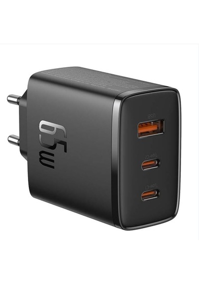 Baseus Cube Pro 2c+u 65w Siyah Şarj -