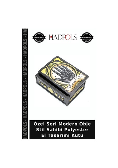 Özel Seri Modern Obje Stil Sahibi Polyester El Tasarımı Kutu