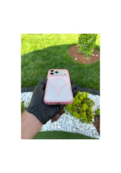 Apple iPhone Uyumlu 17/18 Promax Pembe Airbag Korumalı Kılıf Pembe - 925133642 Pembe