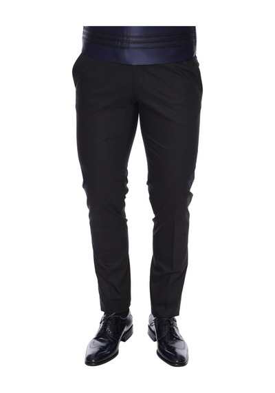 Efor P 1015 Slim Fit Siyah Klasik Pantolon Siyah