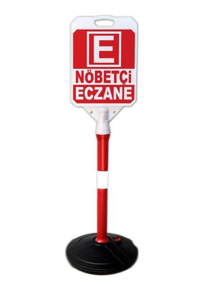 Nöbetçi Eczane Reklam ve Yönlendirme Tanıtım Bariyer Dubası