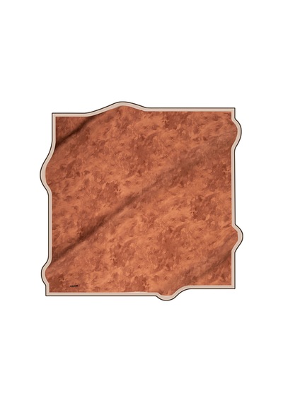Yaz Serinliği 90x90 İpek Koton Kahverengi Kahverengi