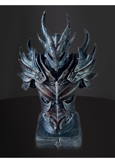 3d Skyrim Büst, Daedric Armor, Elder Scrolls Skyrim Figür Hediye,15cm