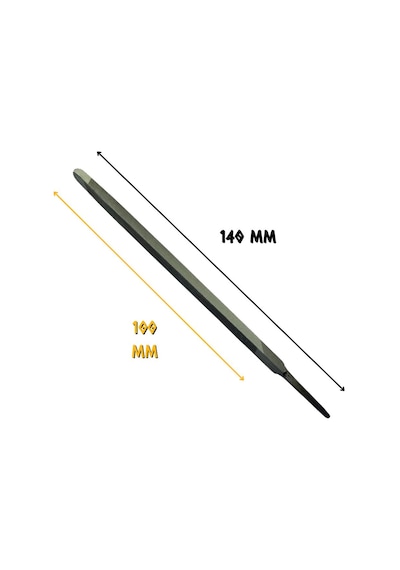 Sgs Üçgen Eğe Slim İnce Dişli 4" - 100 Mm. - 12 Adet