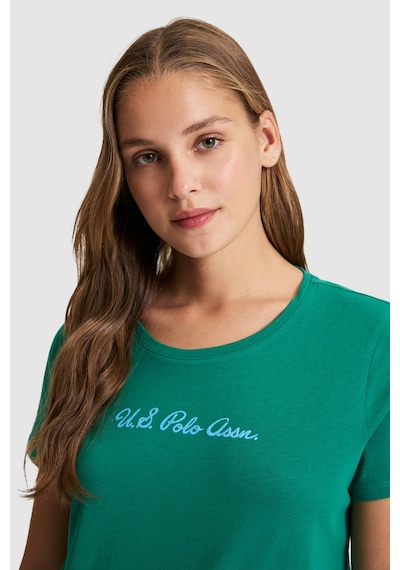 U.s. Polo Assn. Kadın Koyu Yeşil Tişört Basic 50323450-vr079 Koyu Yesıl U.s. Polo Assn. Kadın Koyu Yeşil Tişört Basic 50323450-vr079 Koyu Yesıl