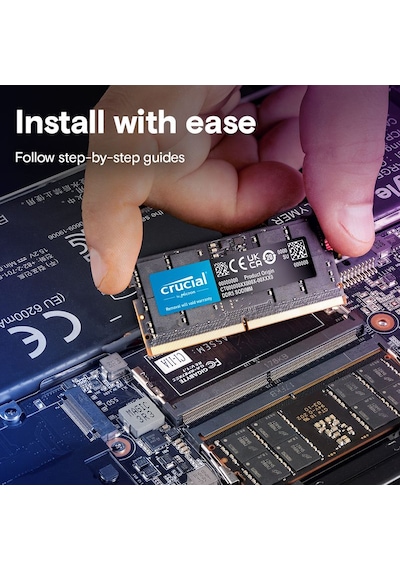 Crucial CT64G56C46S5 64 GB Ddr5 5600 MHz Sodımm CL 46 Notebook Ram Bellek