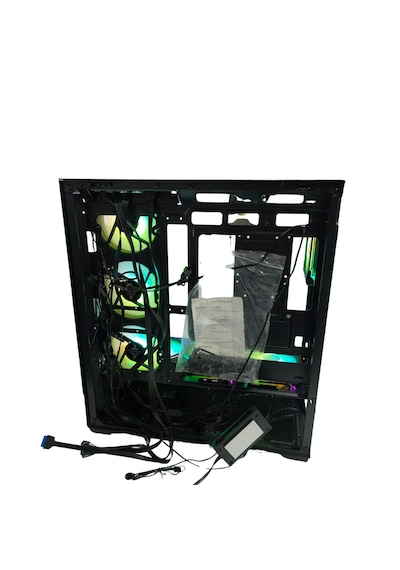 Zoko Alpha 7x120mm Argb Fan+kontrolcü+kumanda Pc Boş Siyah Kasa