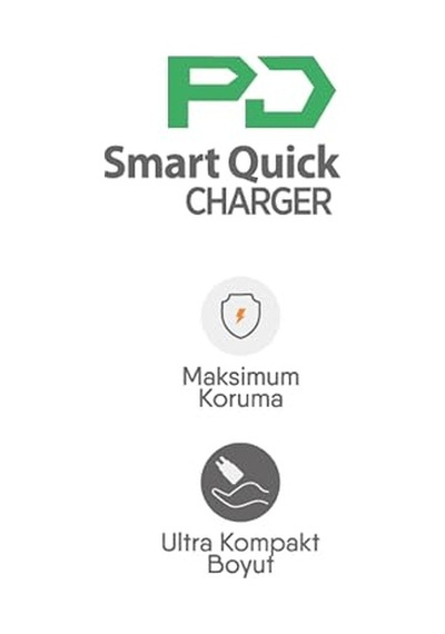 Pd Ve Usb Turbo Şarj Adaptörü Super Hızlı Şarj