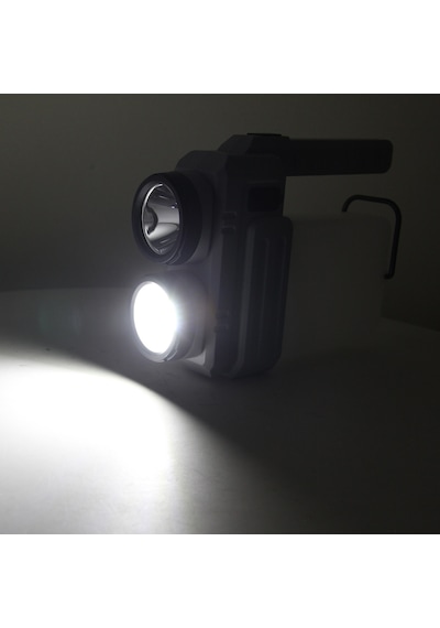Usb Şarjlı El Feneri Powebank Özellikli Işıldak Kamp Feneri 1500 Lümen Dimmer Özellikli