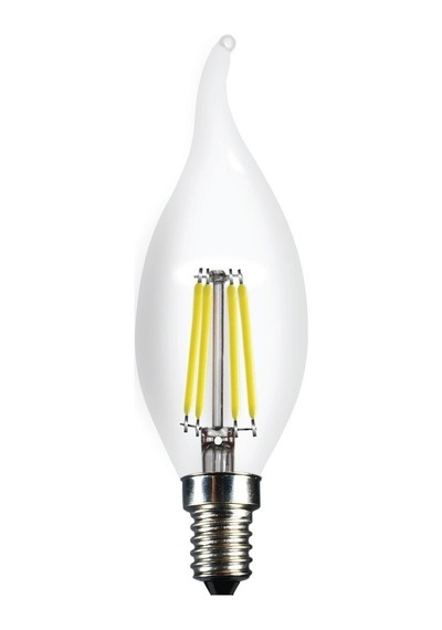 Heka Led Filament Rustik Ampul Kıvrık Uç 6w E14 6500k Beyaz Işık