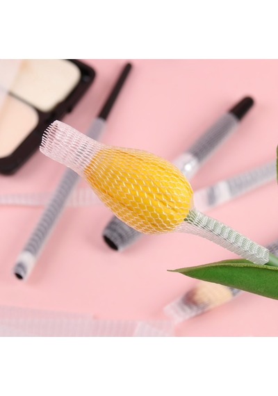 Buffer Makyaj Far Allık Kontür Eyeliner Fırça Malzemeleri Ürünleri Koruyucu File Kapak Örgü Kılıf S
