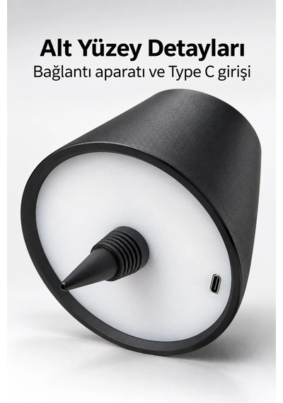 Type C Girişli Şişe Lambası Dekoratif Konik Tasarım Diğer 99773474