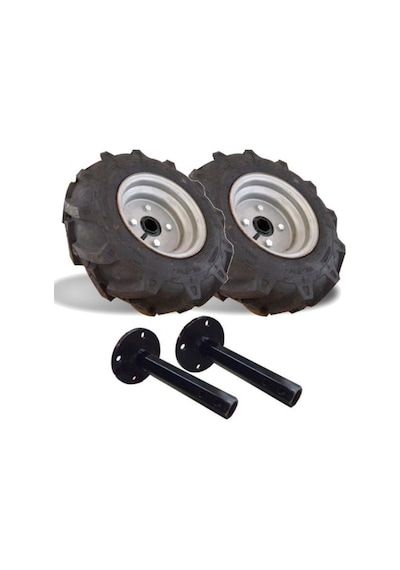 Dolma Patlamaz Çapa Makinası Aks Tekerlek Takımı 400/8 27 Mm