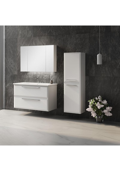 Orka Nuvola 100 Cm Mdf Beyaz Banyo Dolabı Takımı Ve Boy Dolabı Beyaz Orka Nuvola 100 Cm Mdf Beyaz Banyo Dolabı Takımı Ve Boy Dolabı Beyaz