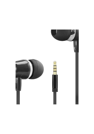 Kablolu Kulak İçi Mikrofonlu Kulaklık 3.5 Mm Pc Telefon Uyumlu Siyah Dhe7000bk Evimdeyokyok