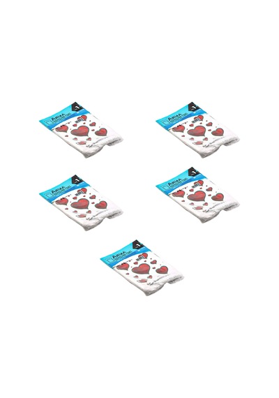 Arma Baskılı Mini Blok Poşet Torba - No : 1 - 22x35 Cm. - Beyaz - 100 Adetlik 5 Paket