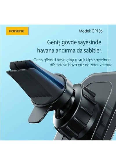 Foneng Cp106 Manyetik Araç İçi Havalandırma Telefon Tutucu -