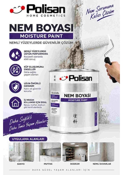 Polisan Nem Boyası 2,5 Kg. 2,5 L