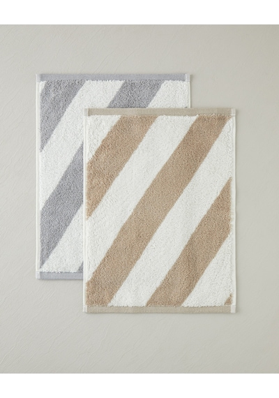 English Home Diagonal Pamuk El Havlusu 30x40 Cm Gri