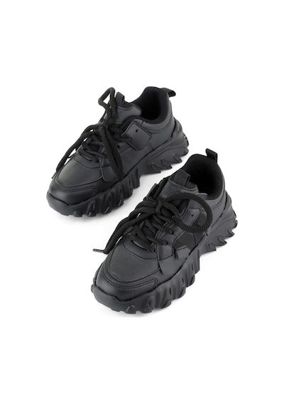 Vojo Balanci Yüksek Ortopedik Taban Cilt Çocuk Spor Ayakkabı 267800001796 01 Siyah