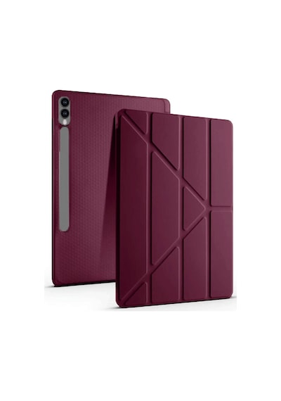 Cosmotex Newface Samsung Galaxy Uyumlu  X610 Tab S9 Fe Plus 12.4 Kılıf Kalemlikli Mars Tablet Kılıfı - Mor