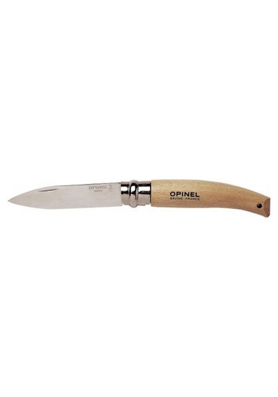 Opinel İnox 8 No Kayın Saplı Paslanmaz Bağ Kamp Çakısı Çok Renkli