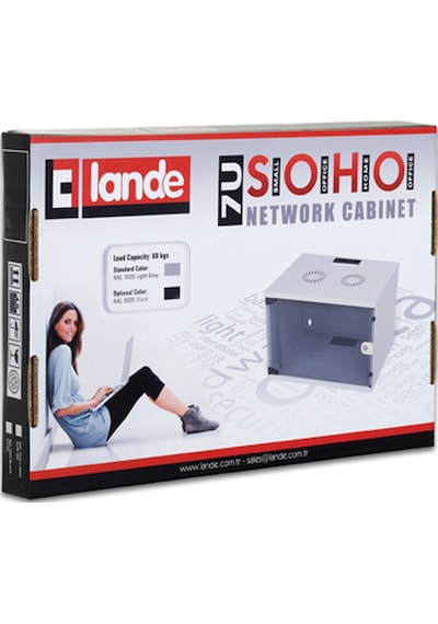 Lande 7u 540x400 Soho Rack Kabinet Demonte