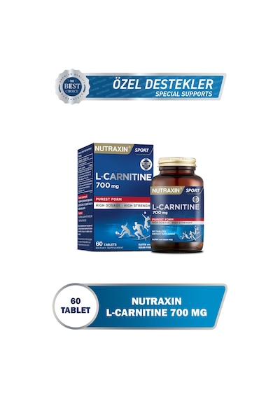 L-carnitine 700 Mg 60 Tablet 700 Mg L-karnitin Enerji & Yağ Metabolizması Desteği