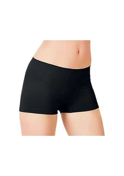 Royaleks Elite Lite Kadın Büyük Beden Dikişsiz Boxer Siyah 832 Xxl Açık Ten