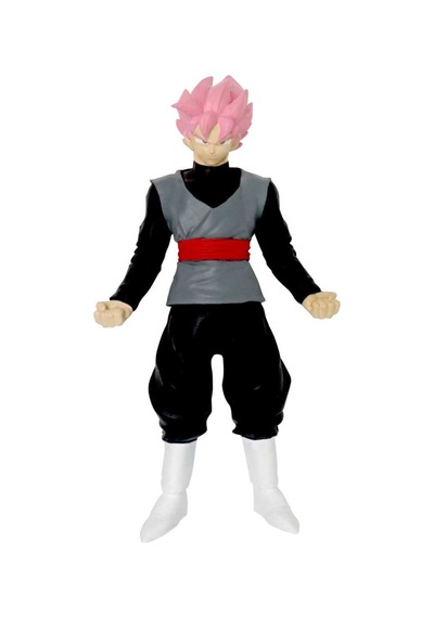Monster Flex Dragon Ball Stretch Yumuşak Uzayan Elastik Figür 15 Cm - Super Saiyan Rose Goku Black