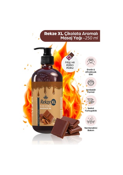 Masaj Yagı Yenilebilir Afrodizyak Etkili Cıkolata Erotik Masaj Yagı 250 Ml - 502099866