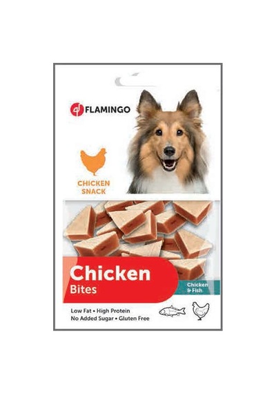Flamingo Chicken Bites Tavuk ve Balık Etli Köpek Ödülü 85 G