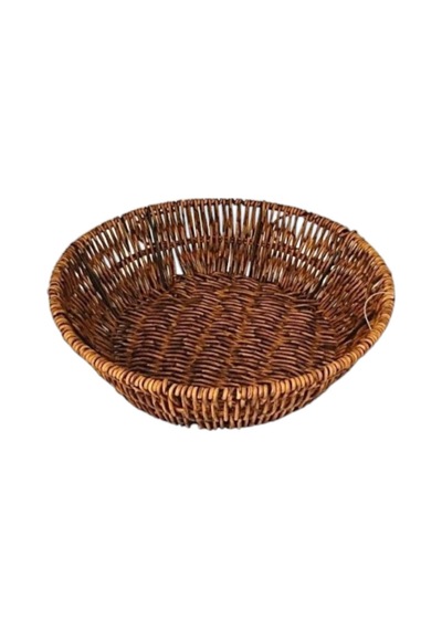 Hasır Rattan Ekmeklik Ekmek Sepeti Yuvarlak Çap 24cm Diğer