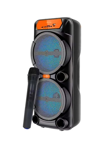 30w Kablosuz Mikrofonlu Karaoke Hoparlör Şarjlı Taşınabilir Bluetooth Speaker
