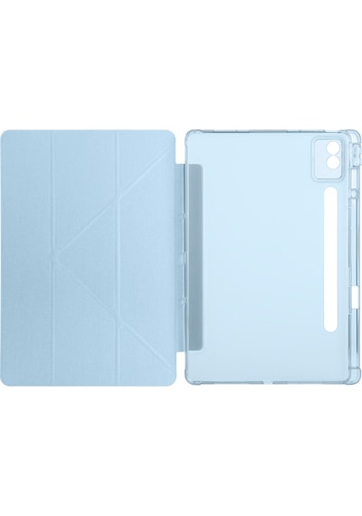 Lenovo Idea Tab Pro 12.7inç Tb-373fu Kılıf Kalem Bölmeli Trifolding Case Kılıf