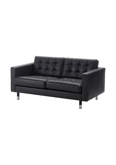 Ikea Beyaz Modern Kanepe - 2'li Deri Kanepe
