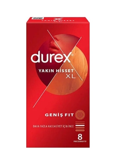 Durex Yakın Hisset Xl Prezervatif 8 Adet-1905