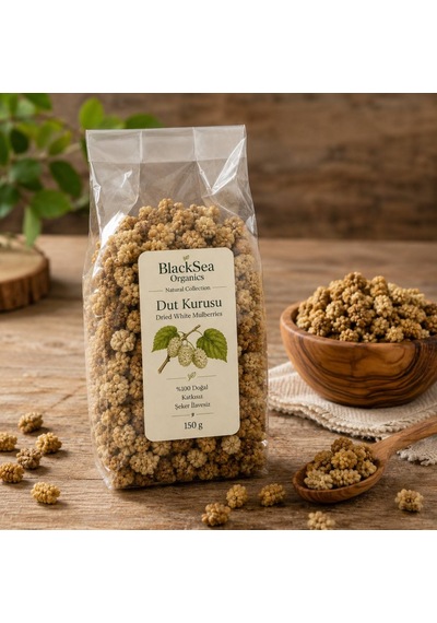 Doğal Katkısız Şeker İlavesiz Dut Kurusu 150g Yeni Mahsül Kurutulmuş Dut 150 G