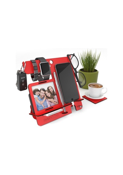 Fx-xl Modest - 6 Renk - A4 Evrak Rafı Masaüstü Organizer Kırmızı - 39484074 Kırmızı
