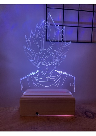 Dragon Ball Z Goku 16 Renk Gece Lambası