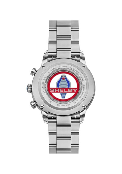 Fossil Fle1209set Shelby X Fossil Grand Tourer Limited-edition Erkek Kol Saati Ve Yedek Kordon Metalik Gri