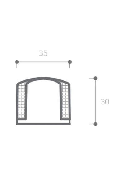 System Kapı Stoperi Füme/siyah Yapışkanlı/vidalı Ds1005 0035 Bbn-p6
