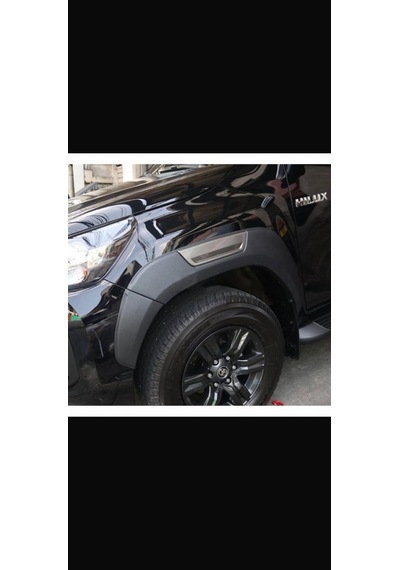Türkmen Toyota Hılux 2020 Revo Düz Füme Siyah 6 Parça Dodik