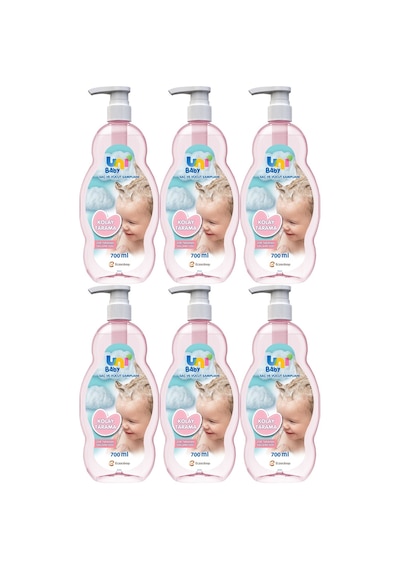 Uni Baby Bebek Kolay Tarama Saç Ve Vücut Şampuanı 700ml Pompalı