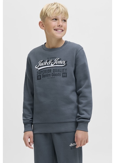 Jack&jones Junior Erkek Çocuk Sweat 12279795 Füme
